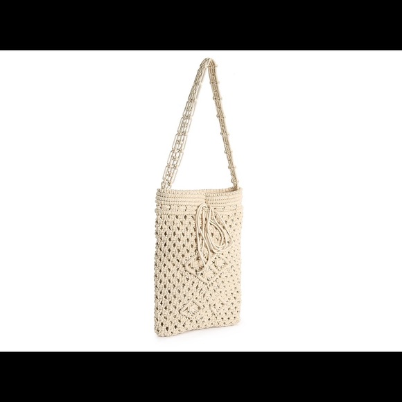 Crown Vintage Macrame Shoulder Bag - Picture 3 of 5